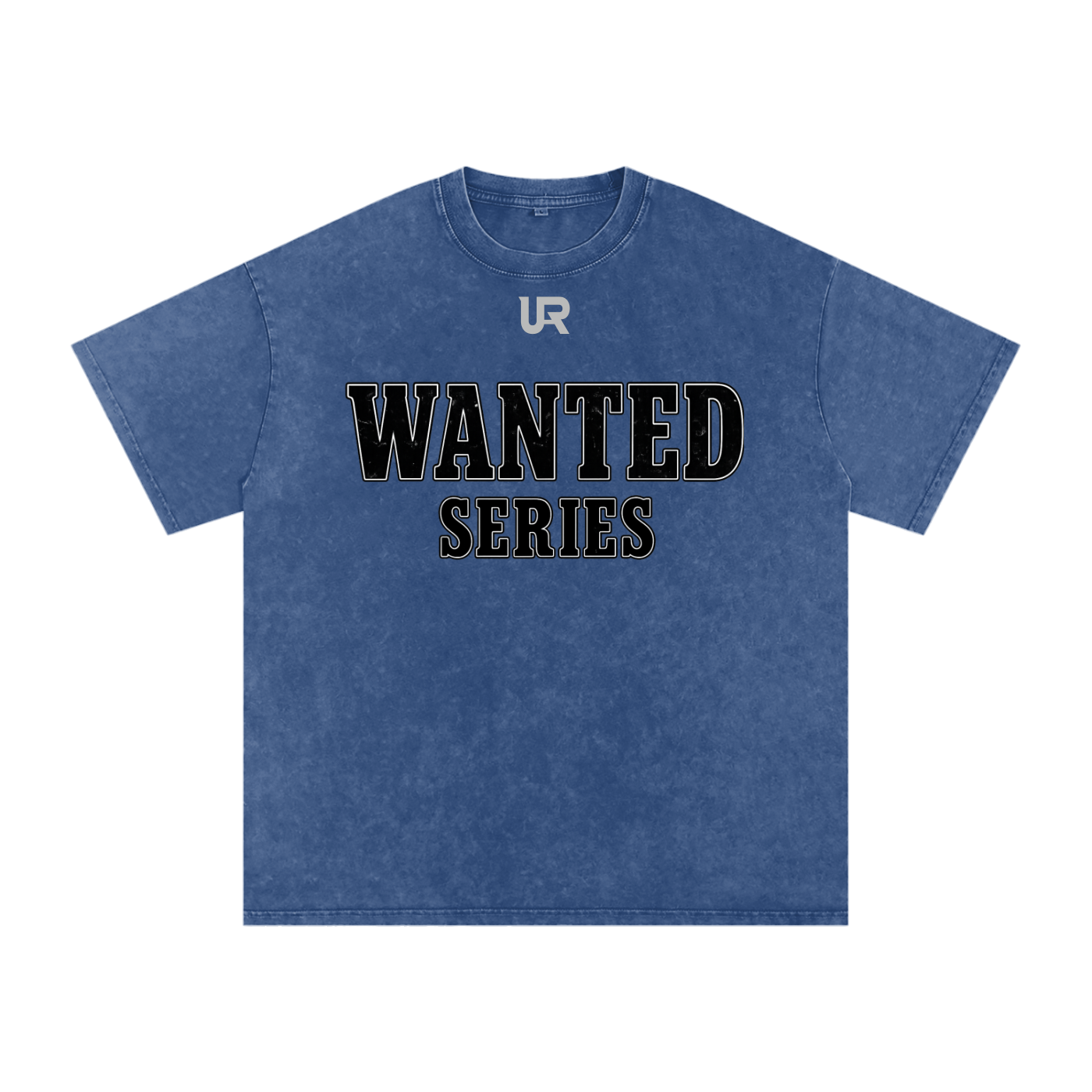 WANTED SERIES #01 Snow Washed Oversized Cotton T-Shirt
