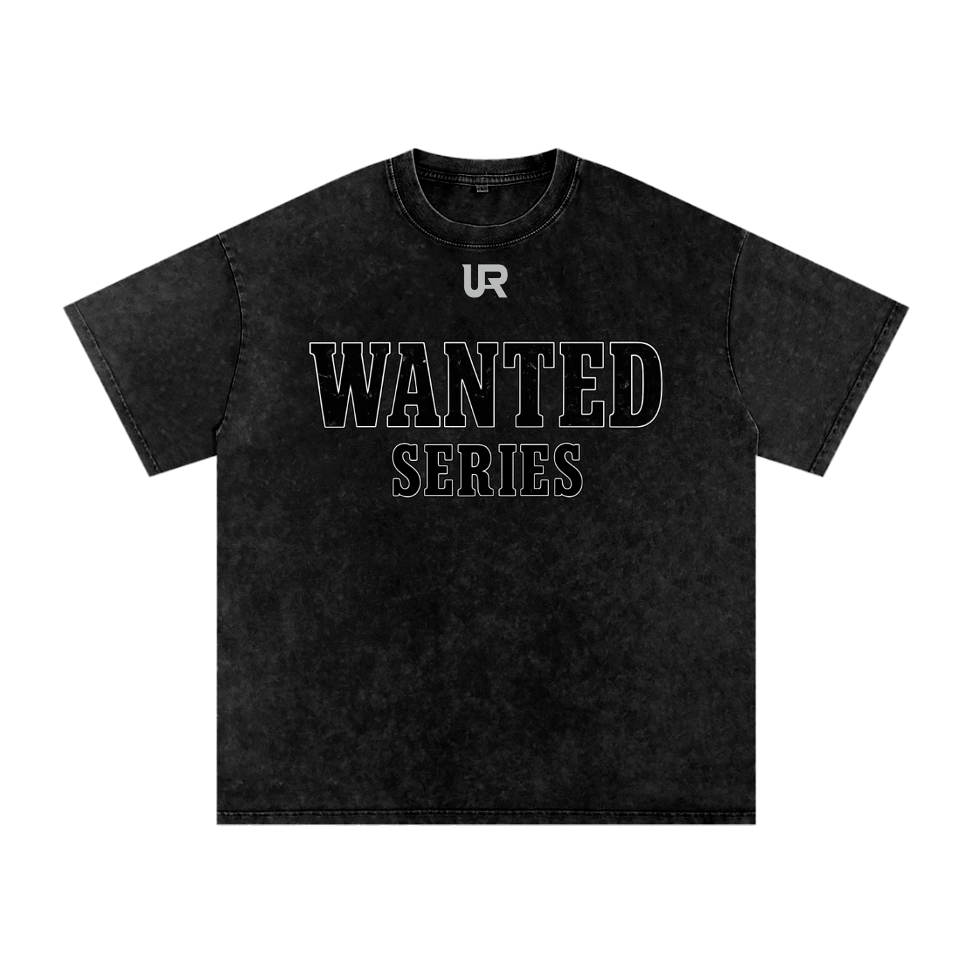 WANTED SERIES #01 Snow Washed Oversized Cotton T-Shirt