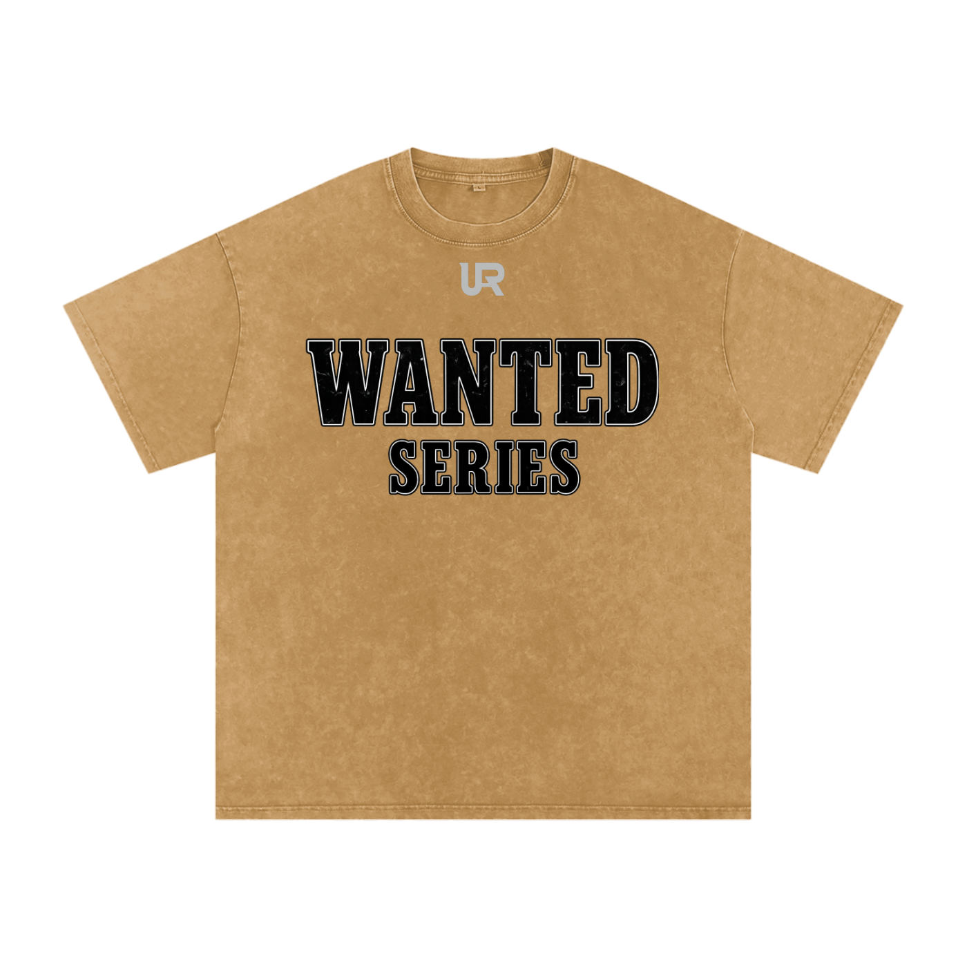 WANTED SERIES #01 Snow Washed Oversized Cotton T-Shirt