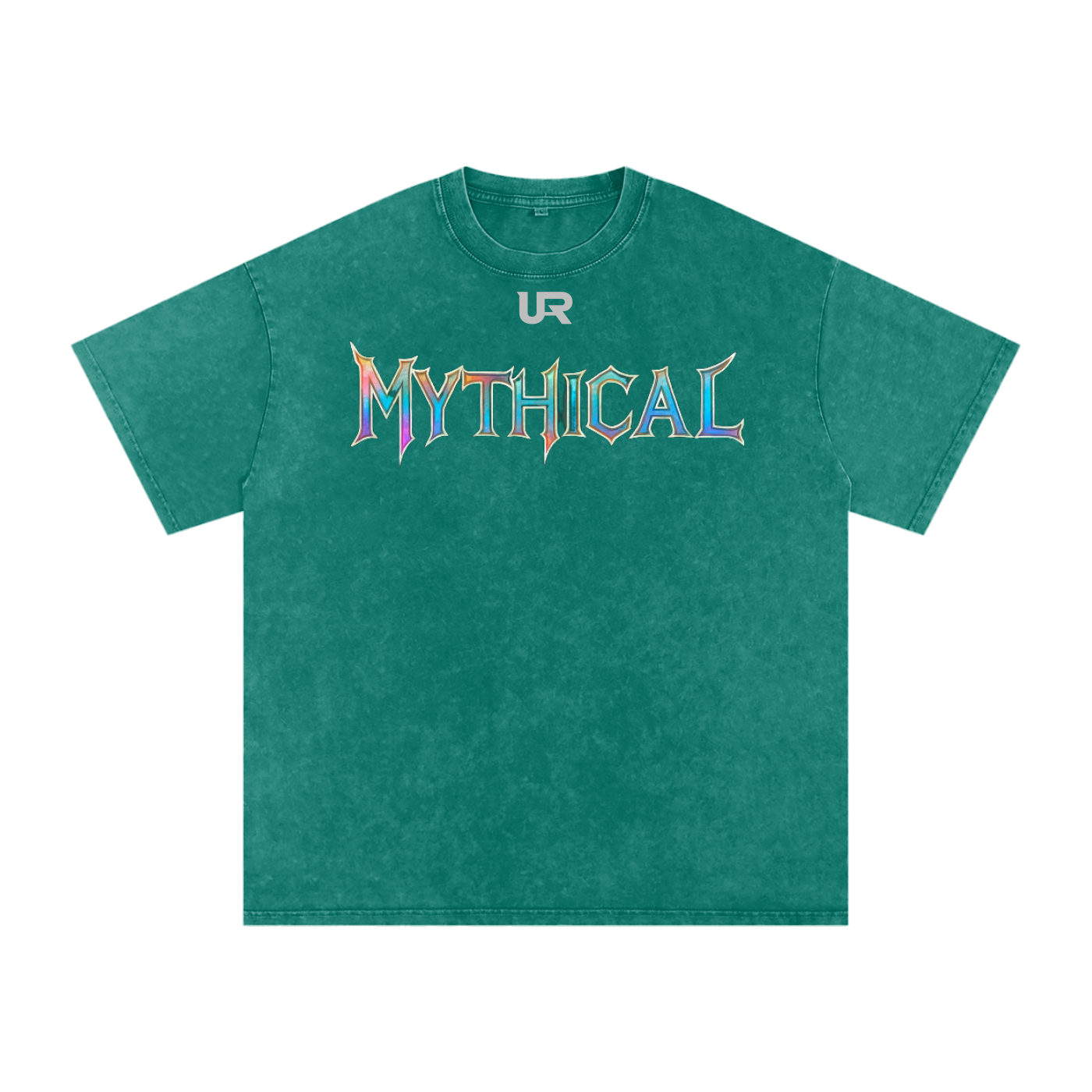 Mythical Rose, Snow Washed Oversized Cotton T-Shirt