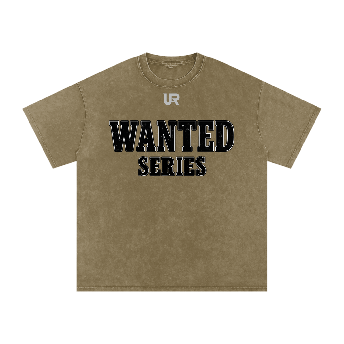 WANTED SERIES #01 Snow Washed Oversized Cotton T-Shirt