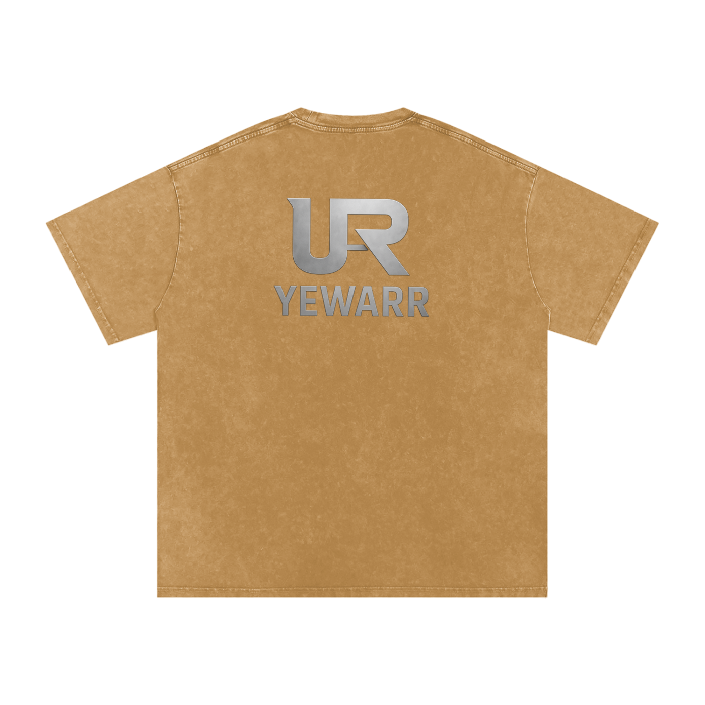 ANCIENT FLAME, Snow Washed Oversized Cotton T-Shirt