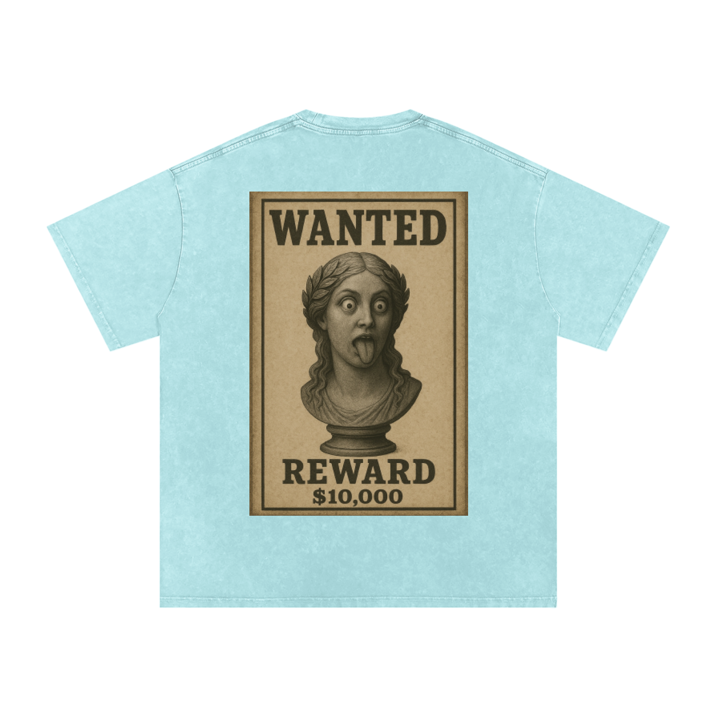 WANTES SERIES #02 Snow Washed Oversized Cotton T-Shirt