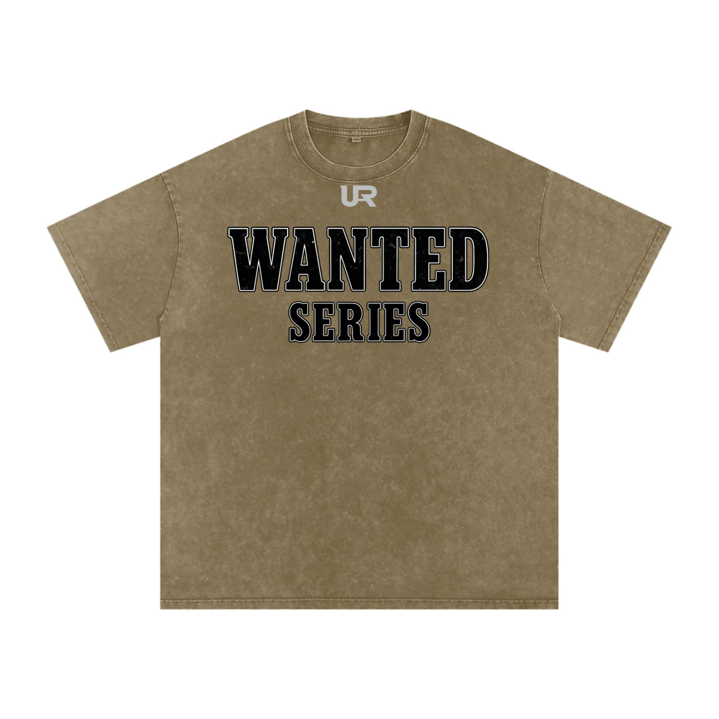 WANTES SERIES #02 Snow Washed Oversized Cotton T-Shirt