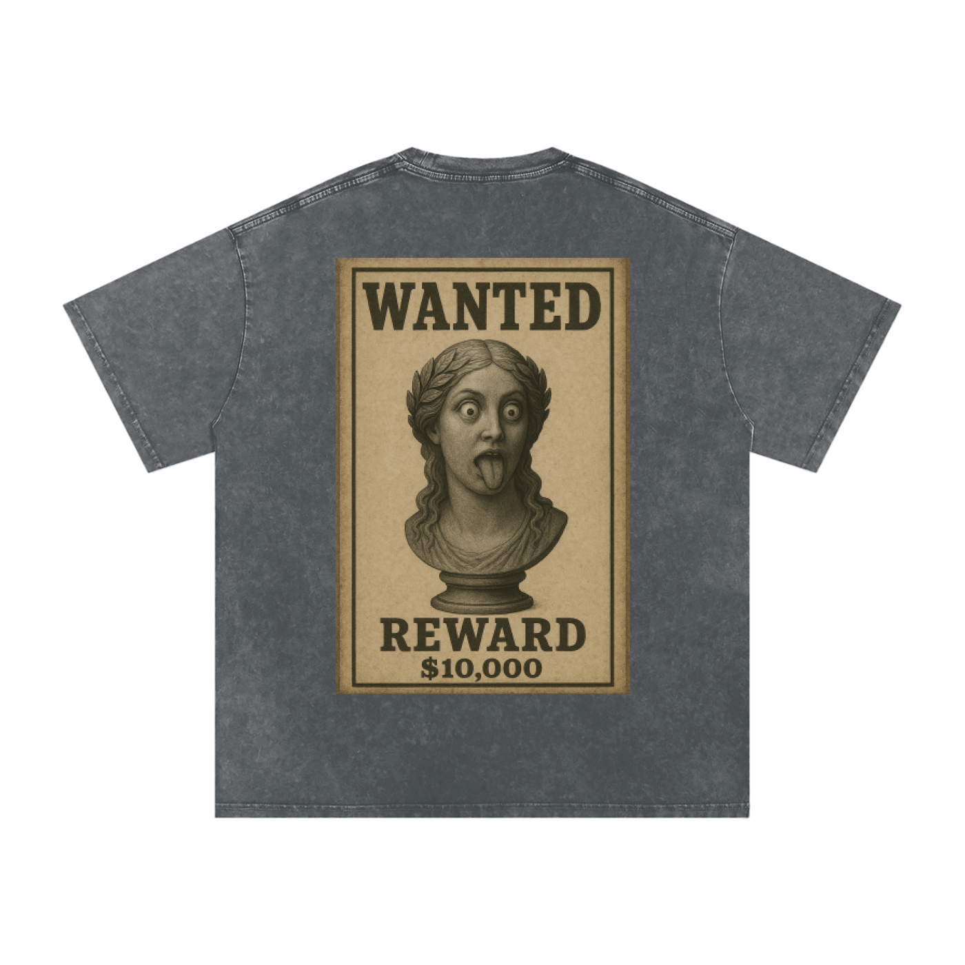 WANTES SERIES #02 Snow Washed Oversized Cotton T-Shirt