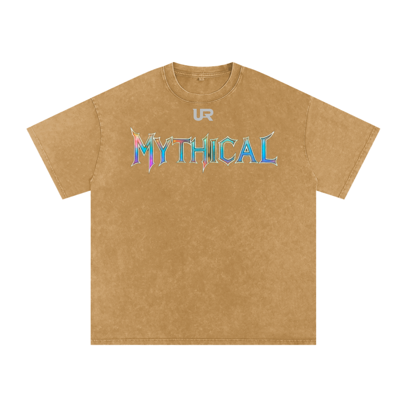 Mythical Rose, Snow Washed Oversized Cotton T-Shirt