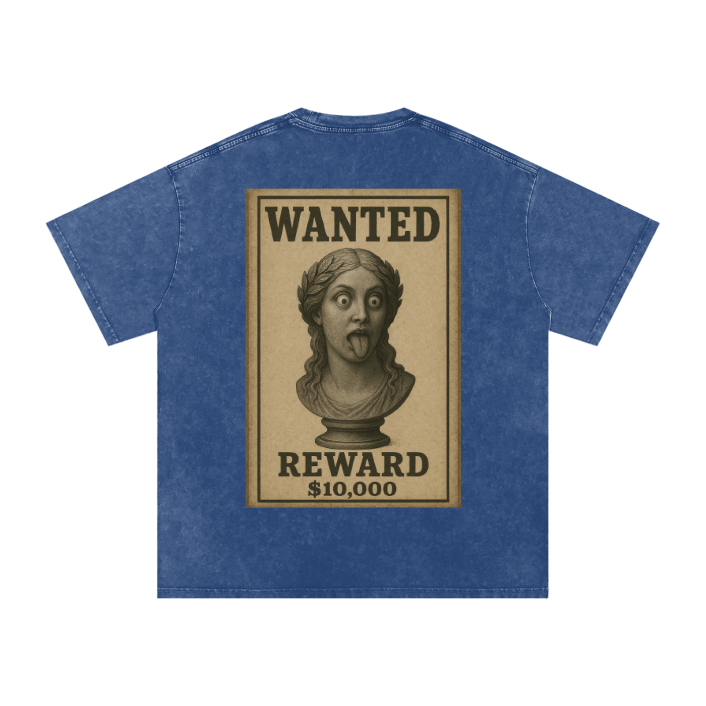 WANTES SERIES #02 Snow Washed Oversized Cotton T-Shirt