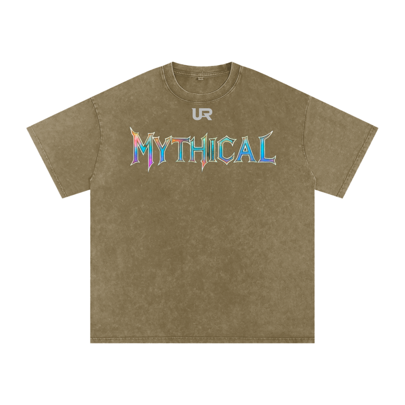 Mythical Rose, Snow Washed Oversized Cotton T-Shirt