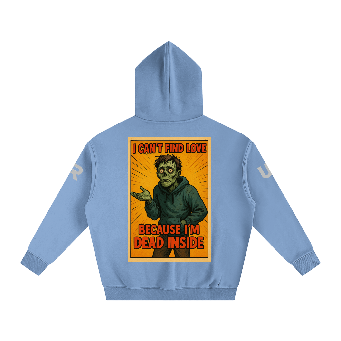 Comical line #01 Oversize Fleeced Hoodie