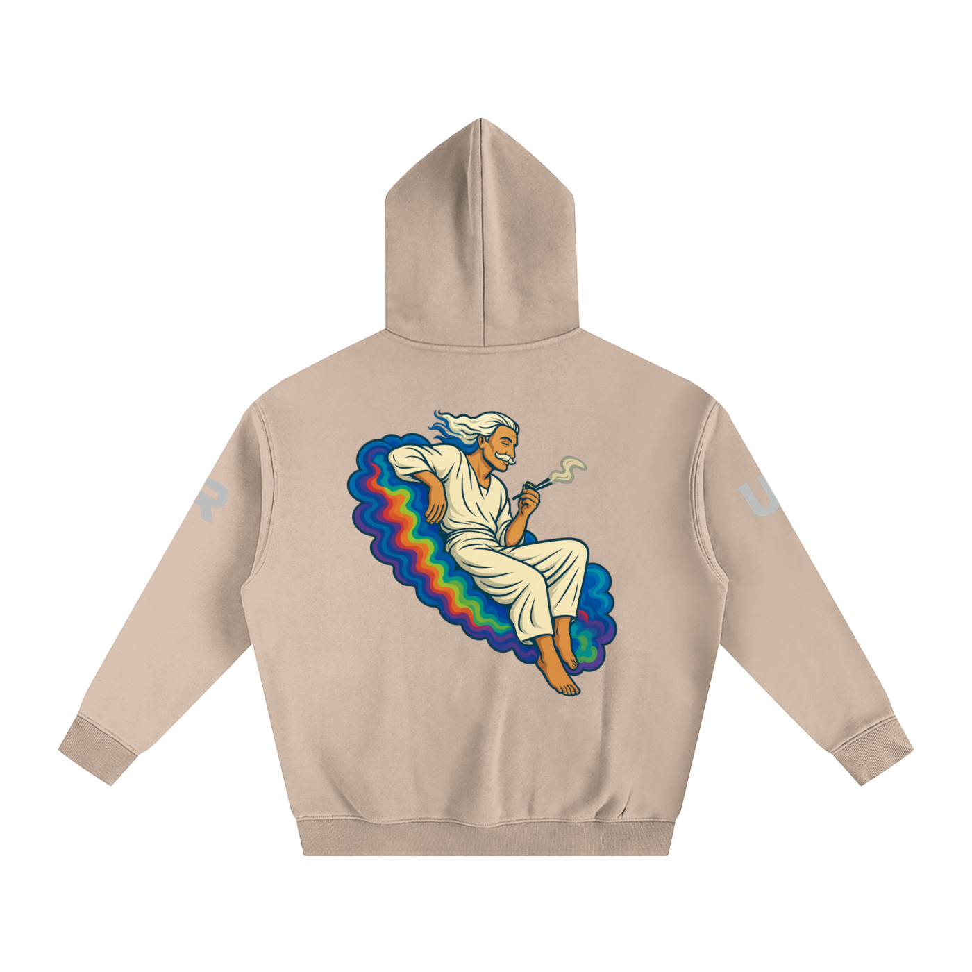 SMOKEPUNK #01 Oversized Fleeced Hoodie