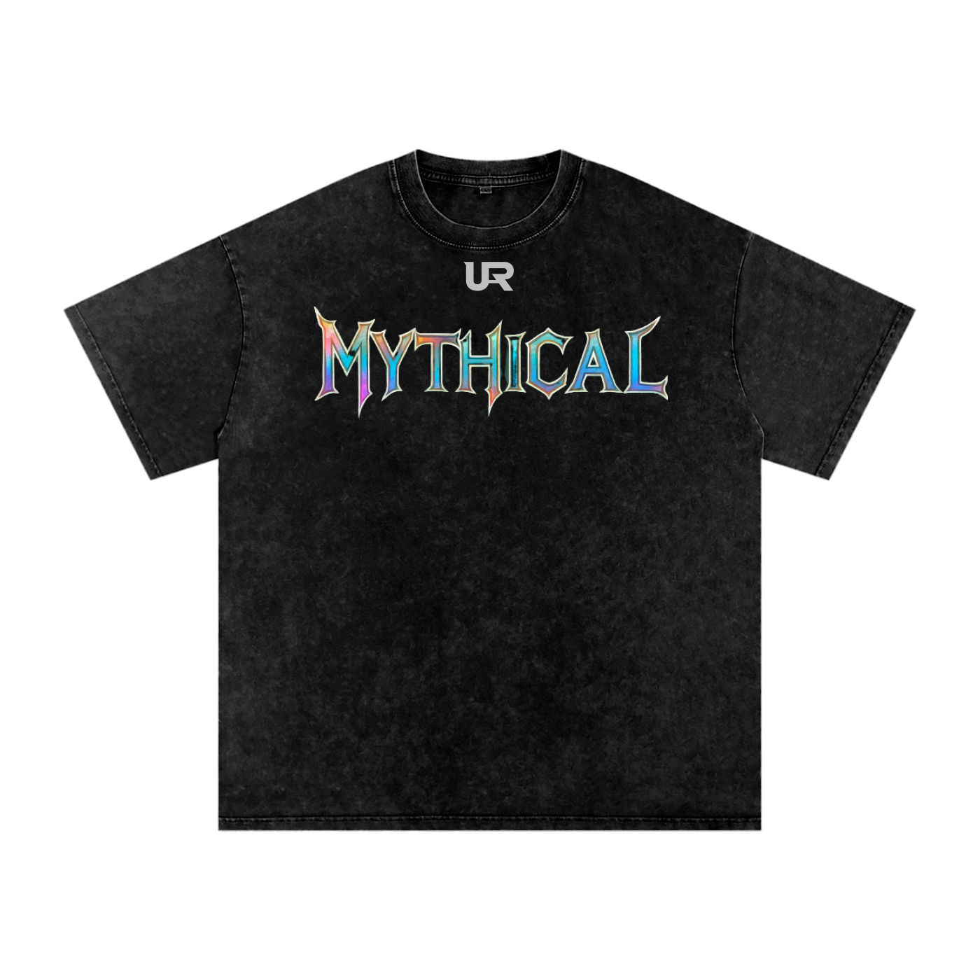 Mythical Rose, Snow Washed Oversized Cotton T-Shirt