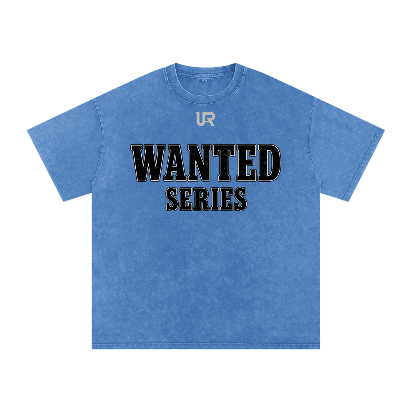WANTED SERIES #01 Snow Washed Oversized Cotton T-Shirt