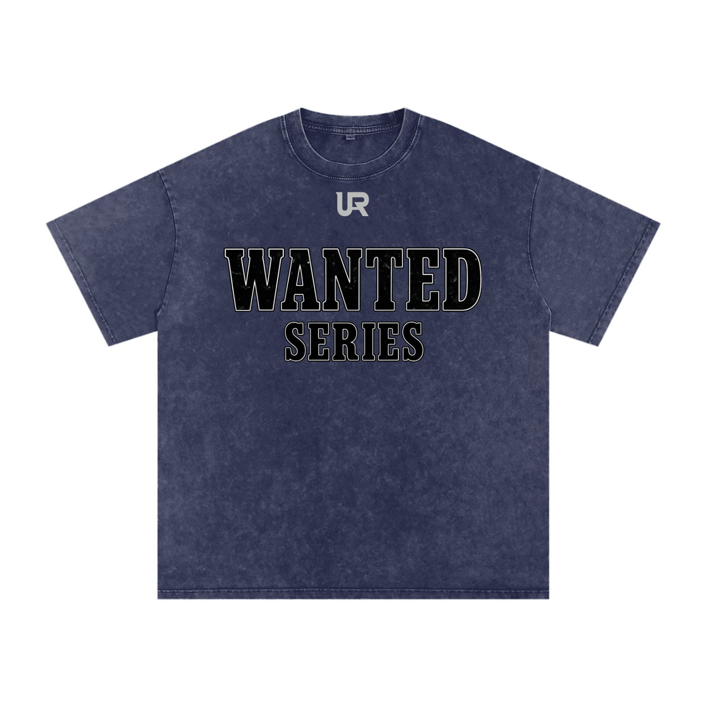 WANTED SERIES #01 Snow Washed Oversized Cotton T-Shirt