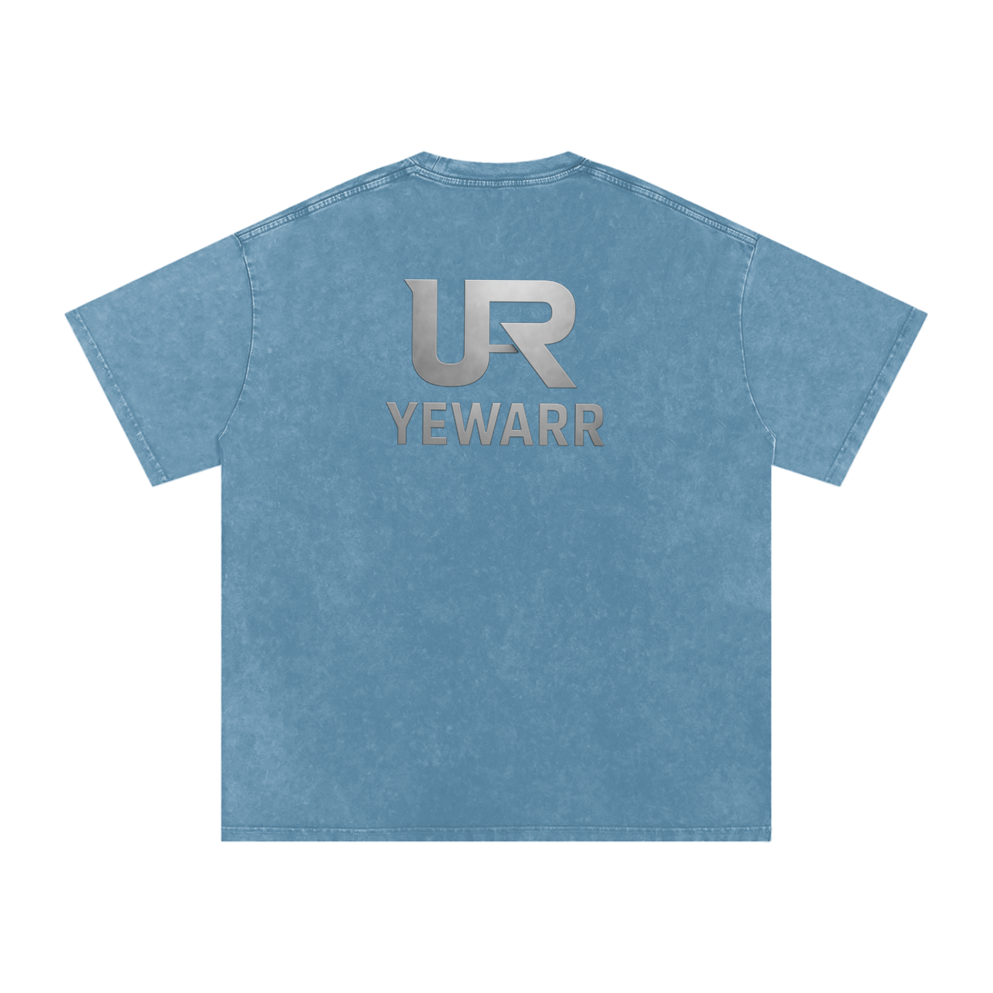 ANCIENT FLAME, Snow Washed Oversized Cotton T-Shirt