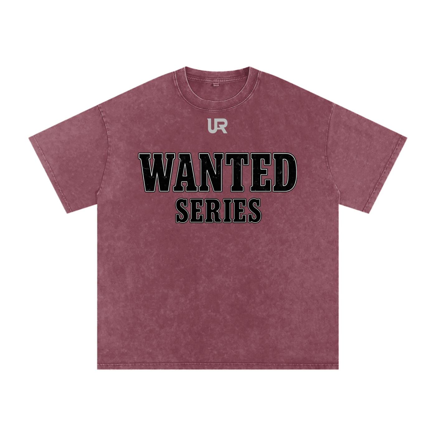 WANTED SERIES #01 Snow Washed Oversized Cotton T-Shirt