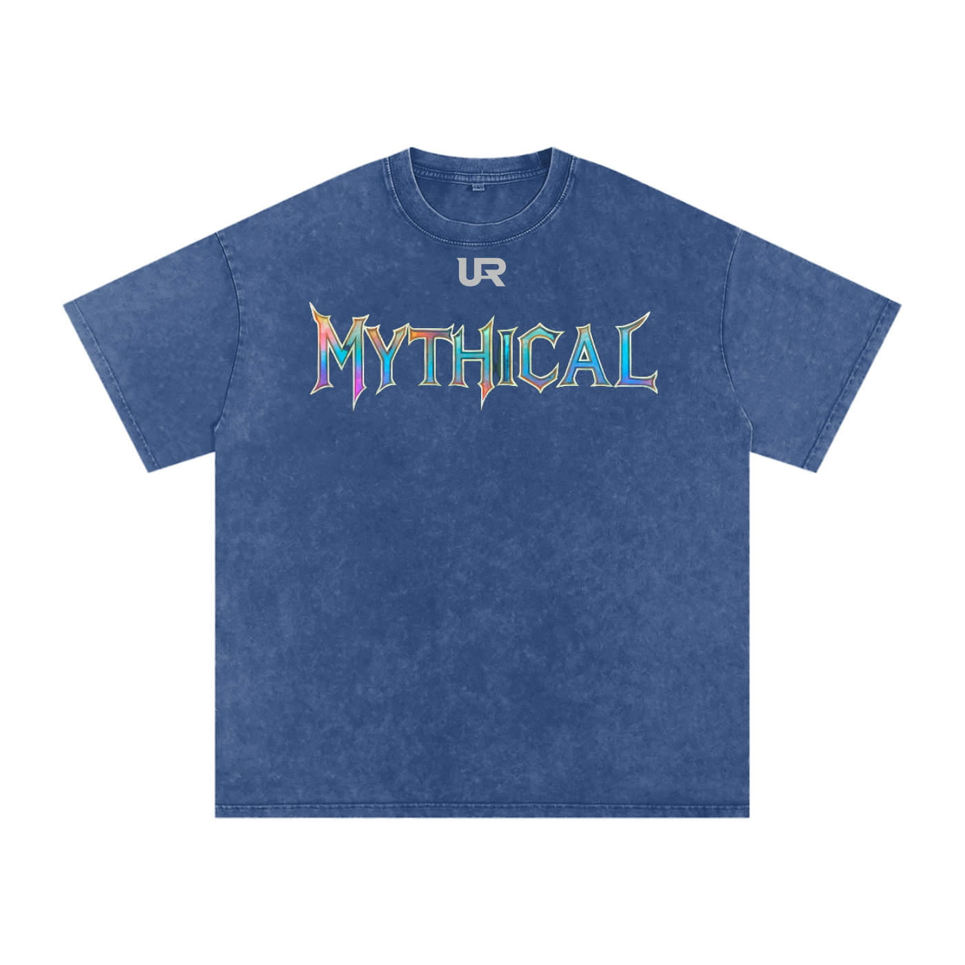 Mythical Rose, Snow Washed Oversized Cotton T-Shirt