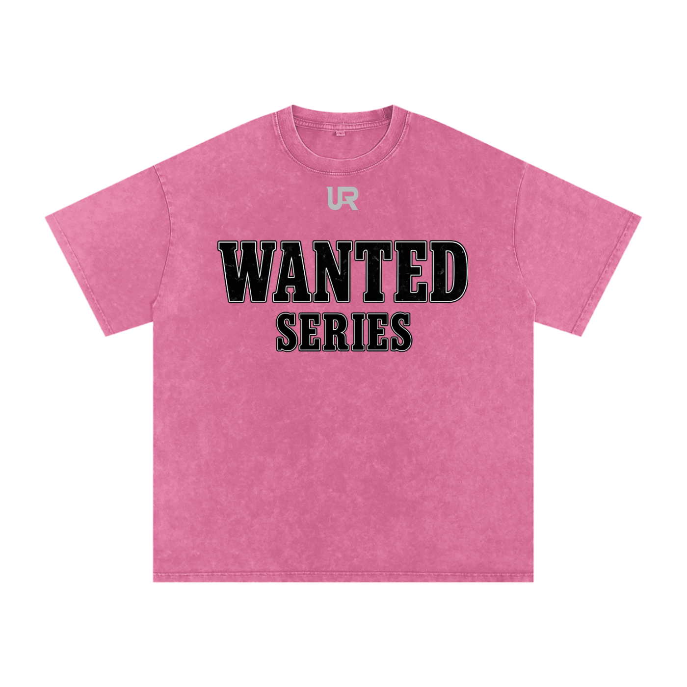WANTED SERIES #01 Snow Washed Oversized Cotton T-Shirt