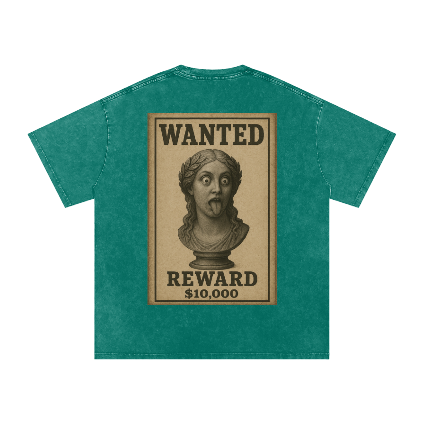 WANTES SERIES #02 Snow Washed Oversized Cotton T-Shirt