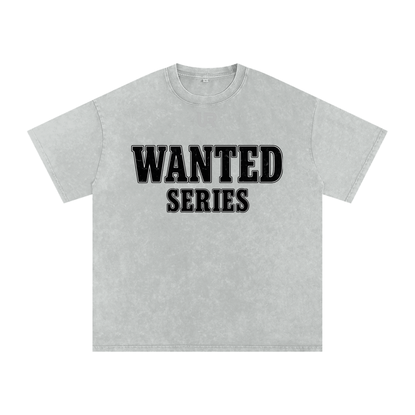 WANTED SERIES #01 Snow Washed Oversized Cotton T-Shirt