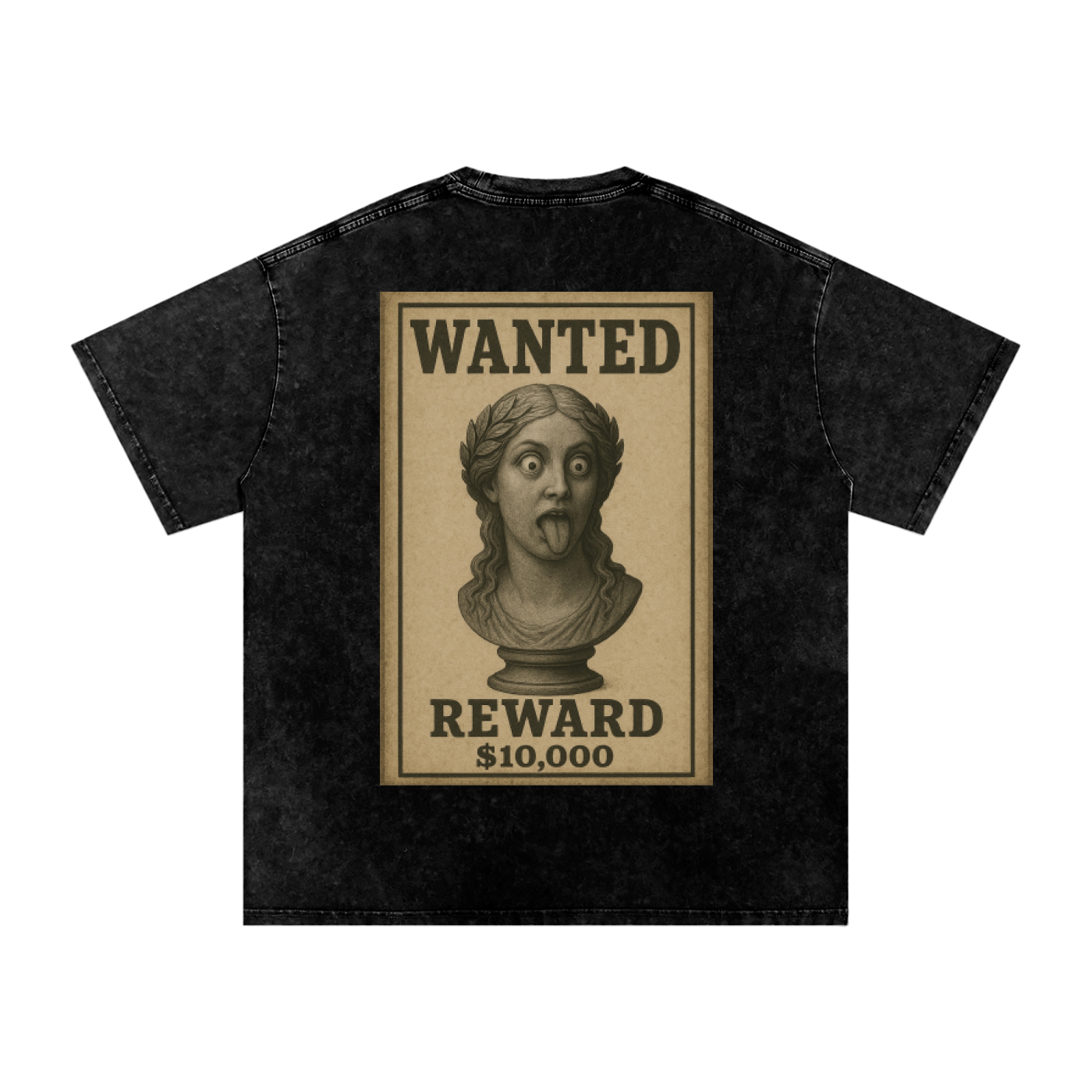 WANTES SERIES #02 Snow Washed Oversized Cotton T-Shirt