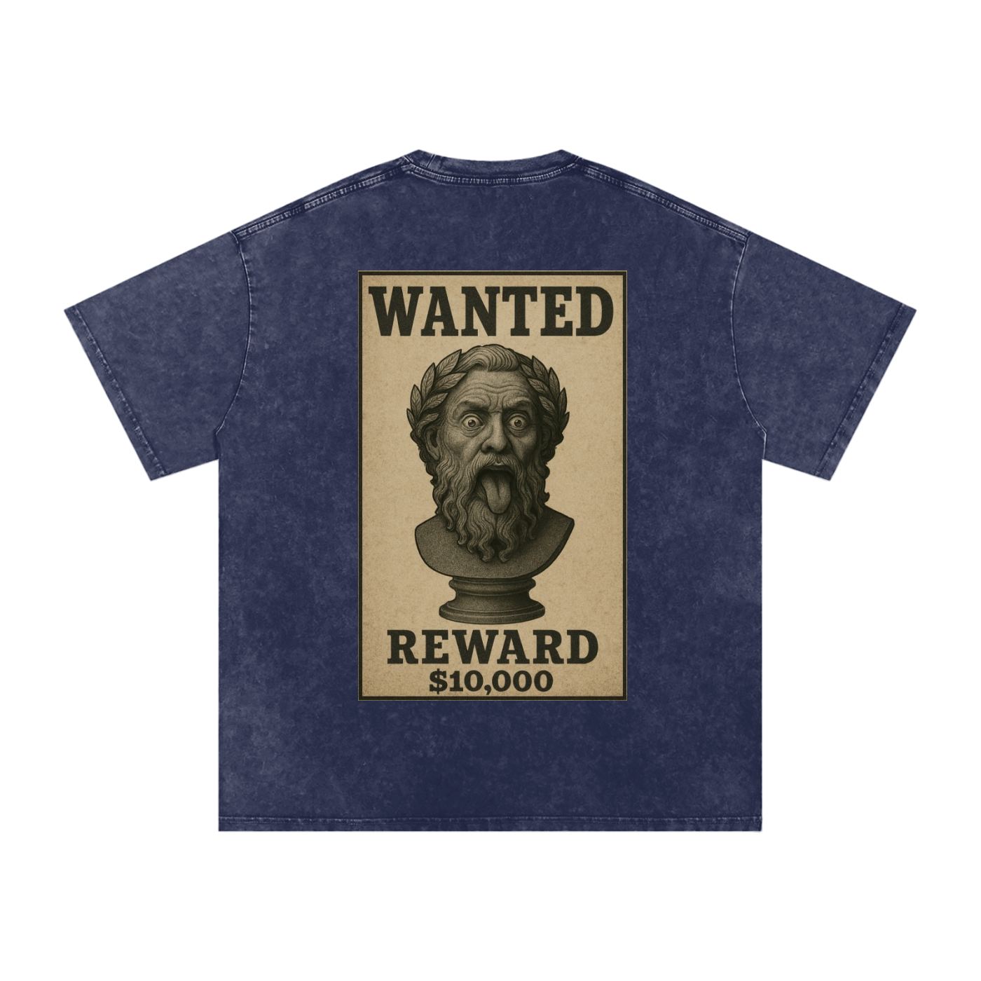 WANTED SERIES #01 Snow Washed Oversized Cotton T-Shirt