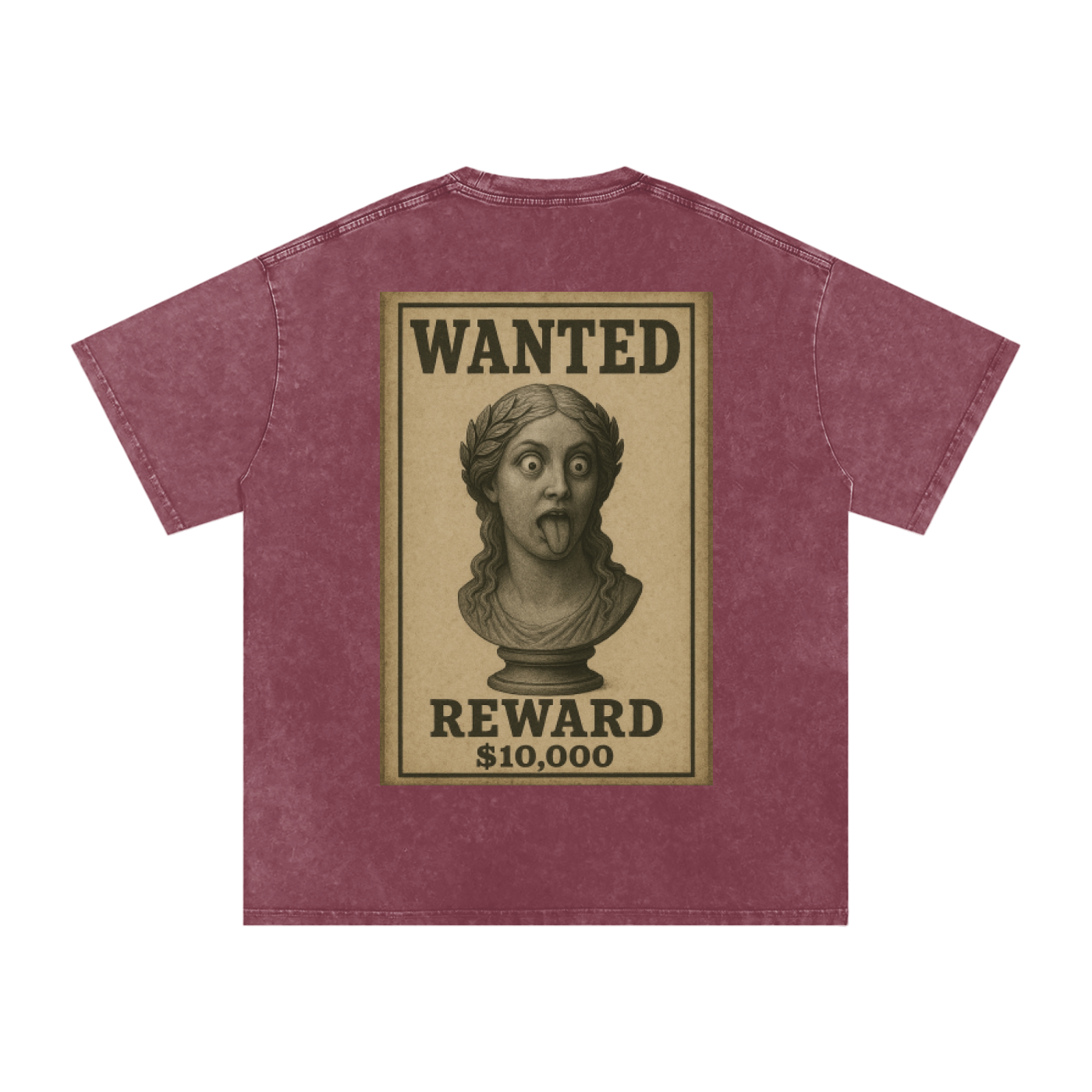 WANTES SERIES #02 Snow Washed Oversized Cotton T-Shirt