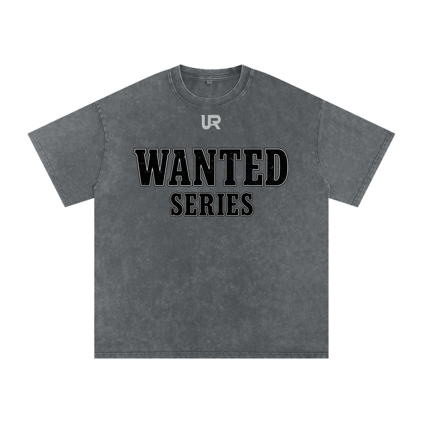 WANTED SERIES #01 Snow Washed Oversized Cotton T-Shirt