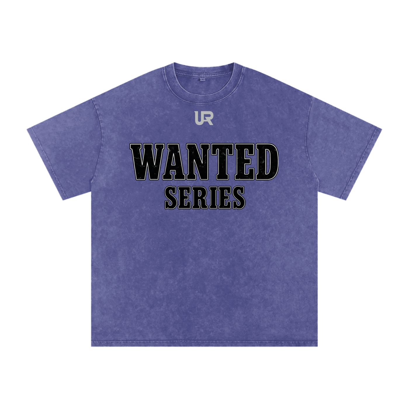 WANTED SERIES #01 Snow Washed Oversized Cotton T-Shirt