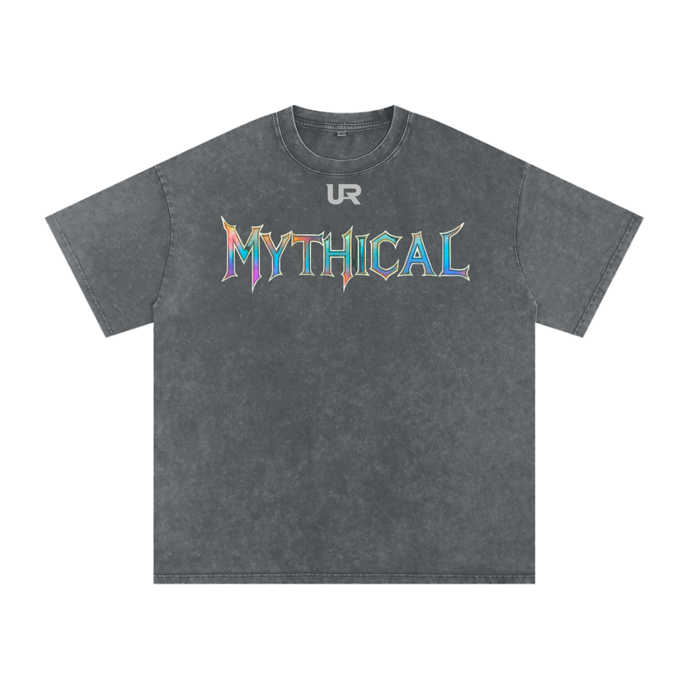 Mythical Rose, Snow Washed Oversized Cotton T-Shirt