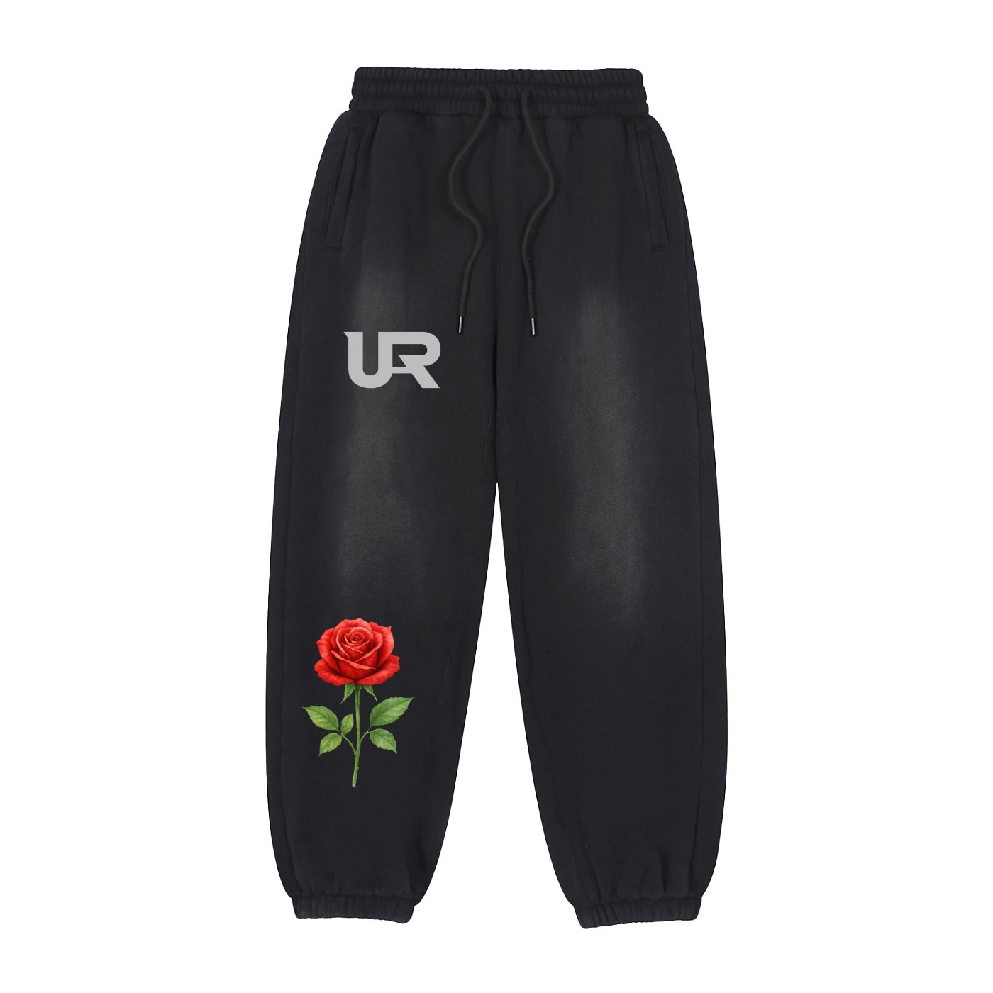 YEWARR ROSE, Vintage Washed Fleece Jogger Sweatpants