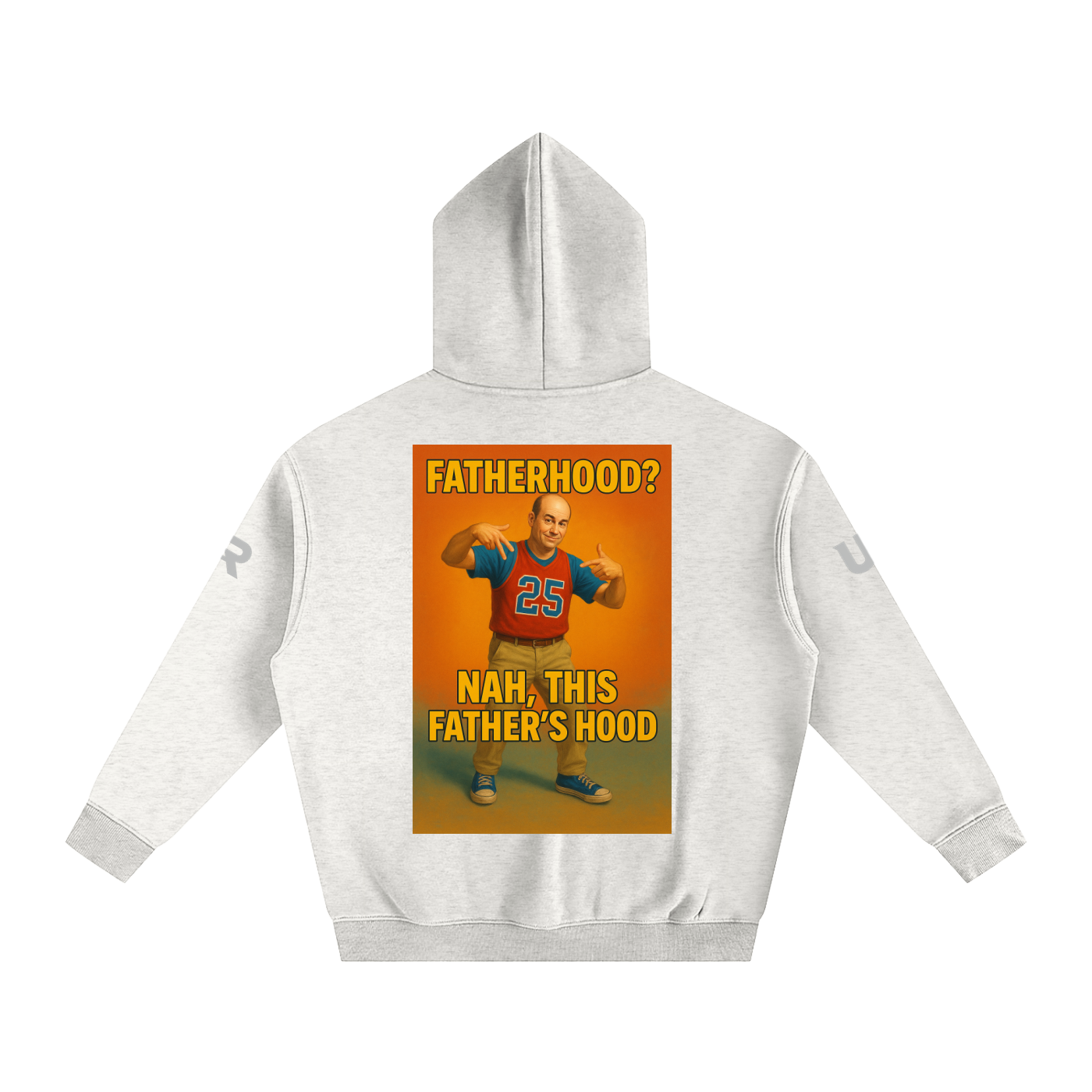 Comical line #02 Oversize Fleeced Hoodie