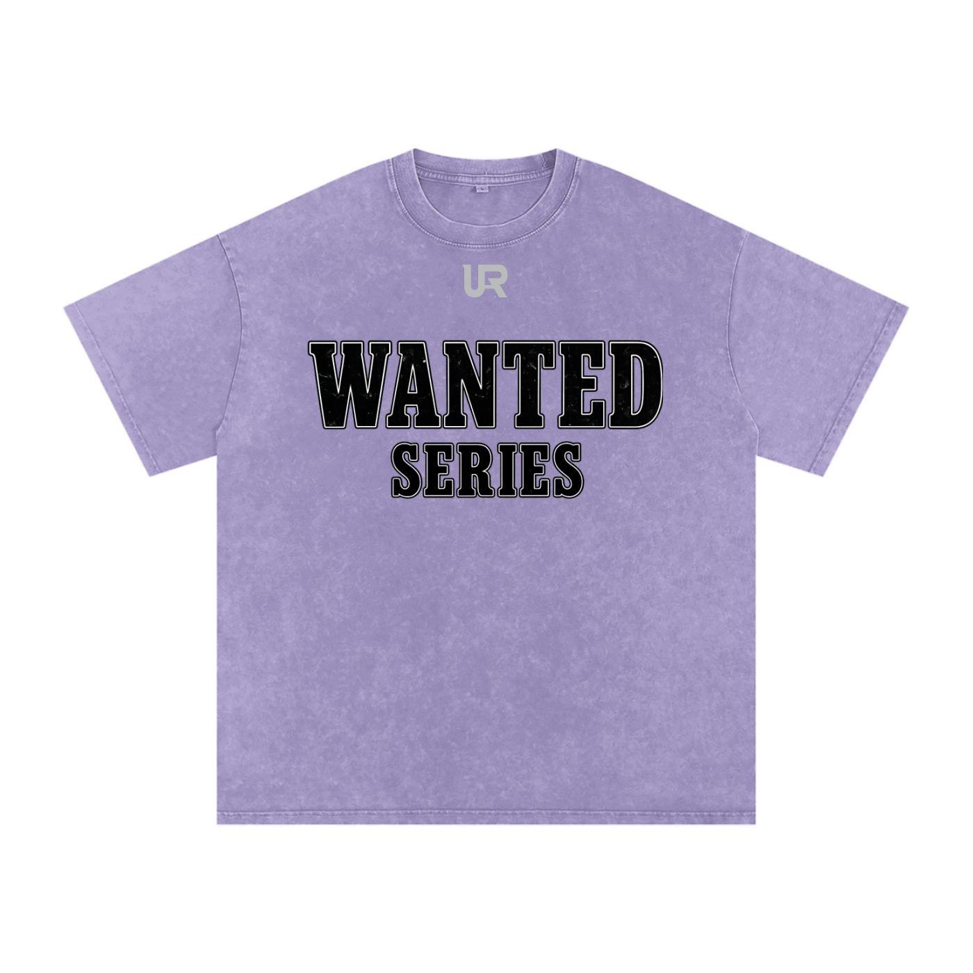 WANTED SERIES #01 Snow Washed Oversized Cotton T-Shirt